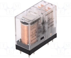 G2RK-2A-5DC, Реле: электромагнитное, DPST-NO, Uобмотки: 5ВDC, 3A/250ВAC