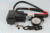 Разъем питания для велосипеда (на руль) розетка USBx2 с красной подсветкой+ предохранитель+цифровой вольтметр+выключатель, 2C, на кабель, d2