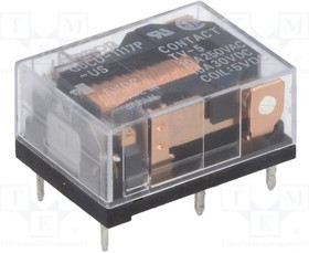 G6CU-1117P-US-5DC, Реле: электромагнитное, SPST-NO, Uобмотки: 5ВDC, 10A/250ВAC