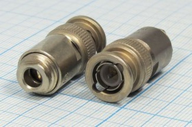 Высокочастотный разъём СР50- 74ПВ, на кабель, B9,5, [вилка]; 2 СР50- 74ПВ\каб\B9,5\[вилка]