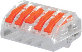 MP007141, Съемная клеммная колодка, 5 вывод(-ов), 4 мм², Вставной Замок, 32 А