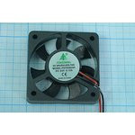 Вентилятор постоянного тока 24 Вольта, 50x50x10мм, подшипник скольжения, 6000 об/мин, ВН441 вент 50x