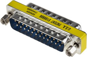 D Sub Adapter Male 25 Way D-Sub to Male 25 Way D-Sub