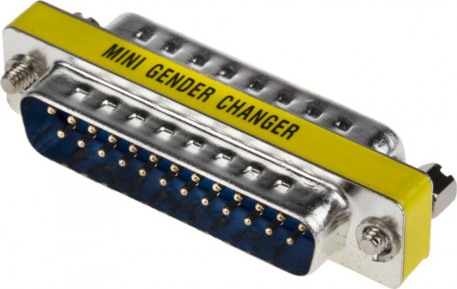 D Sub Adapter Male 25 Way D-Sub to Male 25 Way D-Sub