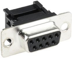 6424907, D-Sub Connector, Metal, Socket, DE-9, 1A,