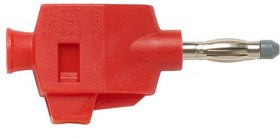 73090-2, Test Plugs &amp; Test Jacks QUICK CONNECT 4mm STRAIGHT LINE-RED