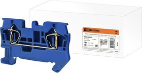 Зажим клеммный безвинтовой (ЗКБ) 1,5 мм2 17,5А синий TDM Зажим клеммный безвинтовой (ЗКБ) 1,5 мм2 17,5А синий TDM