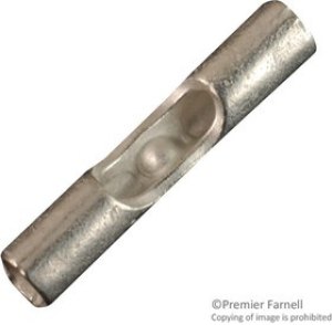 321024, TERMINAL, BUTT SPLICE, 22AWG, UNINSLTED