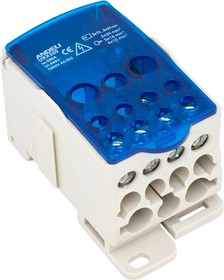 Распределительный блок на DIN-рейку РБ-250 1П 250А (1х120/2x35+5x16+4x10) Распределительный блок на DIN-рейку РБ-250 1П 250А (1х120/2x35+5x16+4x10)