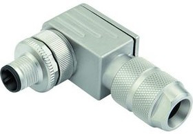 99 1439 814 05, Circular Connector, M12, Plug, Straight, Poles - 5, Clamp Terminal, Panel Mount