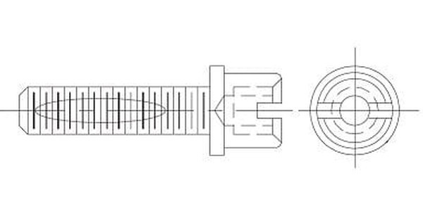 3341-31-BULK, Connector Accessories Screw Straight Bulk