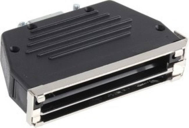 DS37S, MHED Series Thermoplastic Angled, Straight D Sub Backshell, 37 Way, Strain Relief DS37S, MHED Series Thermoplastic Angled, Straight D Sub Backshell, 37 Way, Strain Relief