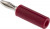 BU-00243-2, Red Male Banana Plug, 4 mm Connector, 15A, Nickel Plating