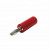 BU-00243-2, Red Male Banana Plug, 4 mm Connector, 15A, Nickel Plating