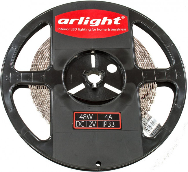 RT 2-5000 12V RED, 2x, св. диод. лента красная 3528, 120 LED, LUX 1м