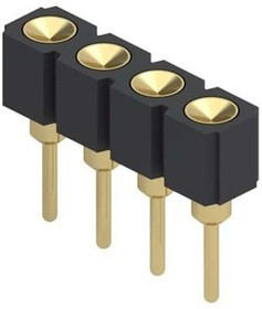 319-10-104-00-006000, Headers & Wire Housings .100" 4P 1R SPRING MATE W/.042" PLNGR 319-10-104-00-006000, Headers & Wire Housings .100" 4P 1R SPRING MATE W/.042" PLNGR