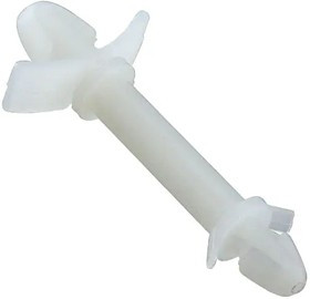 CBDLS365A, Standoffs &amp; Spacers CB DOUBLE LOCKING SUPPORT:NYL NATURAL, HOLES.15".18"THICK.06- .07".03-.08"L1.125"