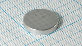 Магнит 25,0x 5,0, цилиндр, Ni, N35