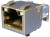 RJSSE508101T, SFP CONNECTOR 1X1 8 PRESS FIT/12 EMI PINS