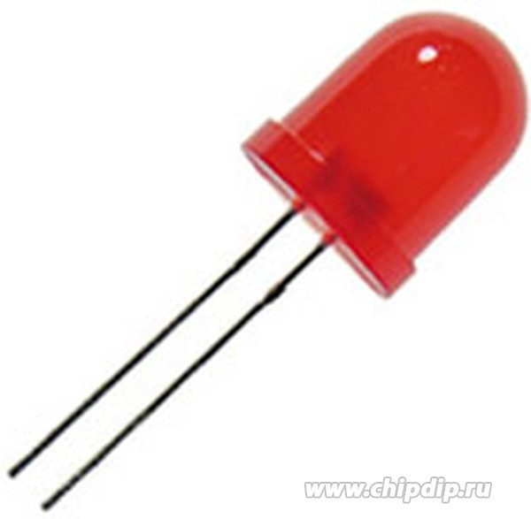 L-813ID, LED; 10mm; red; 40?150mcd; 60°; Front: convex; 2?2.5V L-813ID, LED; 10mm; red; 40?150mcd; 60°; Front: convex; 2?2.5V