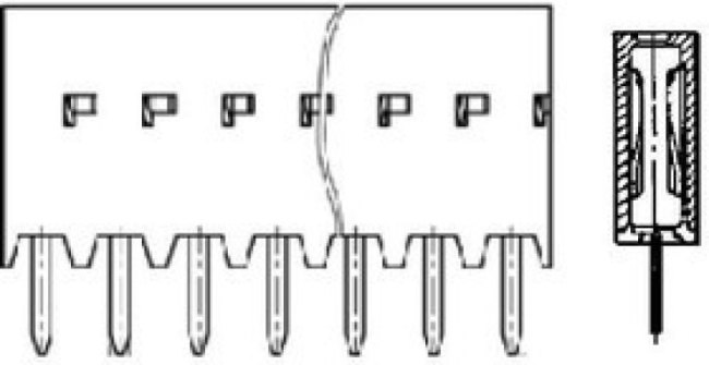 75915-316LF, Board to Board & Mezzanine Connectors 16P VRT SR RECEPT .76 GOLD 75915-316LF, Board to Board & Mezzanine Connectors 16P VRT SR RECEPT .76 GOLD