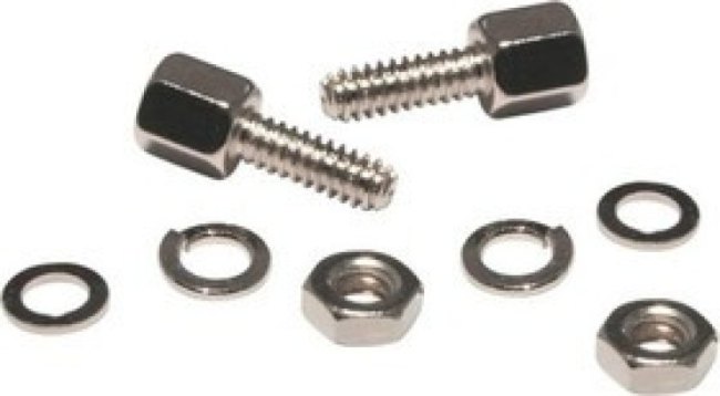 KLS1-4-40UNC-12.7 (SCR10*2) (1A023), Винты L=8mm, гайки, шайбы для DB(2+2+4)