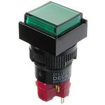 D16LMS1-1ab0G (без лампы), Кнопка без фиксации (5A 250VAC), без подсветки