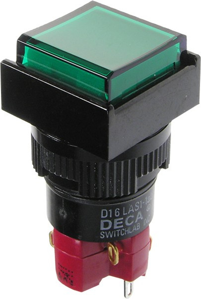 D16LMS1-1ab0G (без лампы), Кнопка без фиксации (5A 250VAC), без подсветки