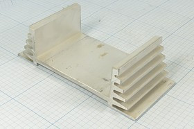 Охладитель (радиатор охлаждения) 150x 70x 44, тип J09, аллюминий, KRA6200/70, серый