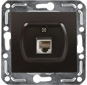 V01-14-F12-M (Розетка 1-мест. телеф. RJ -11 (Nero), м-зм, Magenta ) 9993