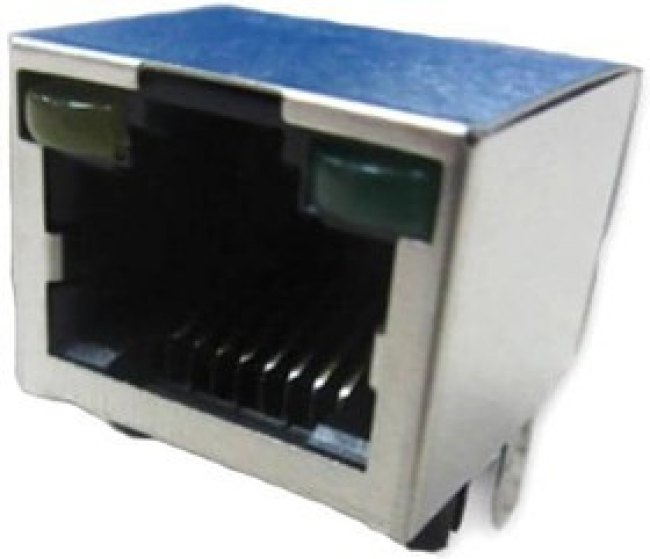 RJHSE5F85A1, Modular Connectors / Ethernet Connectors RJ45 RA Shielded W/ LEDs RJHSE5F85A1, Modular Connectors / Ethernet Connectors RJ45 RA Shielded W/ LEDs
