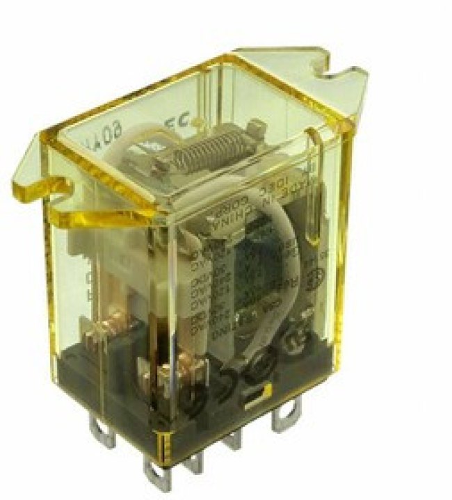 RH2B-UTAC110-120V, General Purpose Relays Relay TopMount DPDT 10A 120VAC