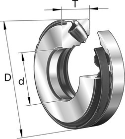 29412-E1-XL 60mm I.D Spherical Roller Bearing, 130mm O.D
