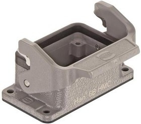 09302060301, Heavy Duty Power Connectors 6B Bulkhead Housing Single Lvr High Mate