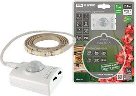 Умная подсветка SMD2835-30LED/m-IP20- 5В-2,4Вт-6000К(1 м),датчик движ.и освещ.,акк. Li-Ion1100мАч TDM Умная подсветка SMD2835-30LED/m-IP20- 5В-2,4Вт-6000К(1 м),датчик движ.и освещ.,акк. Li-Ion1100мАч TDM