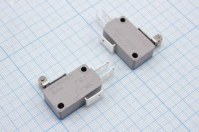 Переключатель концевой(путевой) 29x10 x16, 220, 4, ON-(ON), L13рол, SC799-C1; №1734 A ПКонц 29x10 x16\220\16\ON-(ON) \\L13рол\SC799-C1\