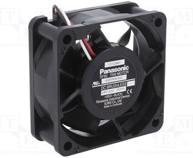 ASFP64392, Вентилятор: DC; осевой; 24ВDC; 60x60x25мм; 24,6куб.м/ч; 21дБА; Дл: 0,3м