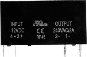 MC002258, SOLID STATE RELAY, 4VDC-6VDC, 2A, TH MC002258, SOLID STATE RELAY, 4VDC-6VDC, 2A, TH