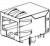 44050-0003, Модульный разъем, RJ45 Jack, 1 x 1 (Порт), 8P8C, Cat5, Cat5e, Монтаж в Сквозное Отверстие