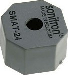 SMAT-24-S, 24 мм, Пьезоизлучатель без генератора, SMD