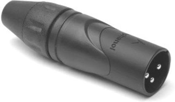 AX3MB, Вилка, XLR, "папа", PIN: 3, прямой, на провод, пайка, посеребренные