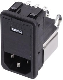 FN372B-2-21, AC Power Entry Modules 2A MED SNAP IN 2FUSE POWER ENTRY MODULE