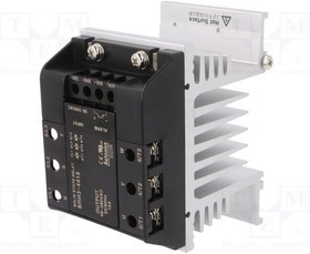 SRH3-4415, Реле: полупроводниковое, Uупр: 90-240ВAC, 15А, 48-480ВAC, 3-фазный