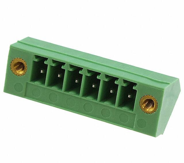 1827460, Pluggable Terminal Blocks 6 Pos 3.81mm pitch Through Hole Header