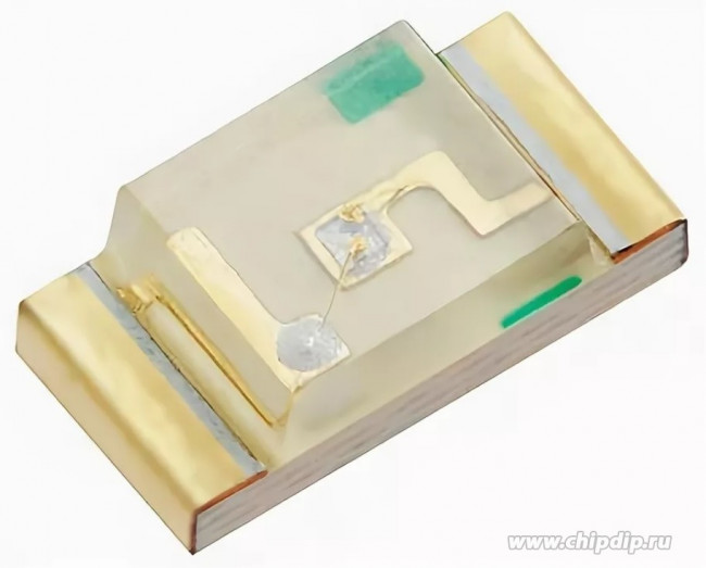 KP-3216CGCK, Светодиод smd 3,2х1,6мм/зеленый/570нм/ 10-40мкд/прозрачный/120°