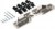 MHDCMR25-K, MHDCMR Series Zinc Right Angle D Sub Backshell, 25 Way, Strain Relief