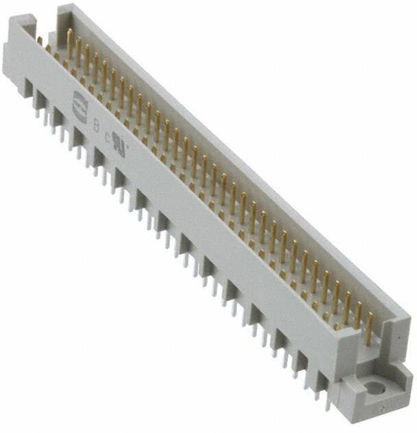 0973 164 6903, Разъем DIN 41612, 64 контакт(-ов), Штекер, 2.54 мм, 2 ряда, a + c