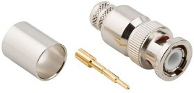031-5998-RFX, RF/COAXIAL, BNC PLUG, STRAIGHT, 50 OHM, CRIMP