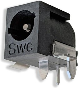 RASH712BKZ, DC Power Connectors BKZ Locking Series 2.5mm Hybrid Mount