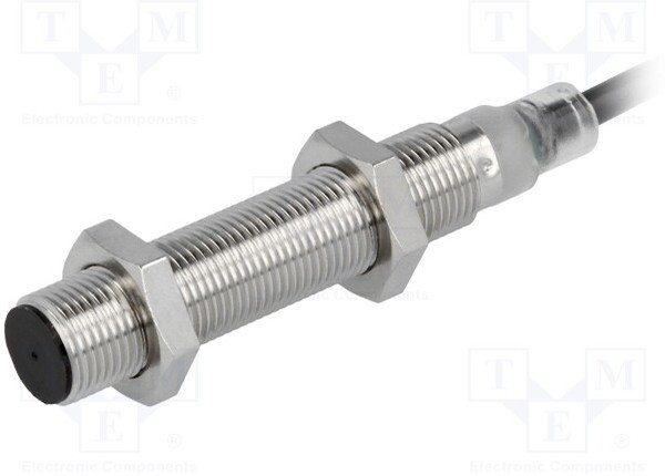 E2BM12LS04WPB22M, Датчик индуктивный, 10-30ВDC, М12, Подключение провод 2м, IP67